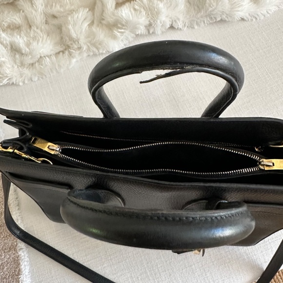 Saint Laurent Sac Du Jour (MEDIUM IN PEBBLE/GRAINED LEATHER & GOLD HARDWARE) - Picture 4 of 8